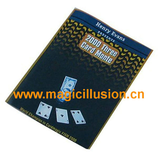 3 card monte Magic Tricks Stage Props